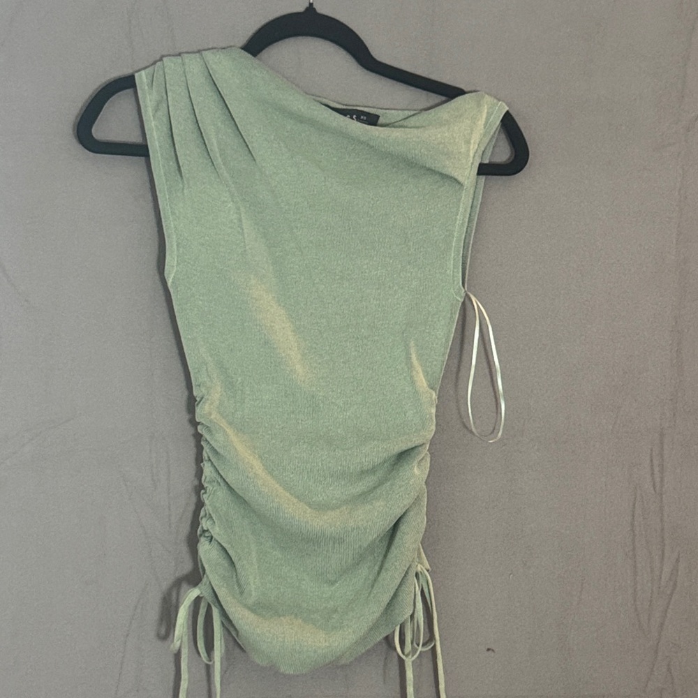 Lioness Light Green Ruched Top (maybe a mini dress?)